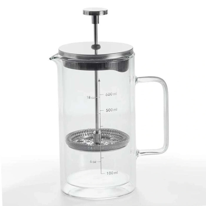 Neoflam Borosilicate Double Wall Coffee Maker 600Ml -Clear Pan Home