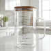 Neoflam Borosilicate Glass Measuring Mug With Lid 1L -Clear Pan Home