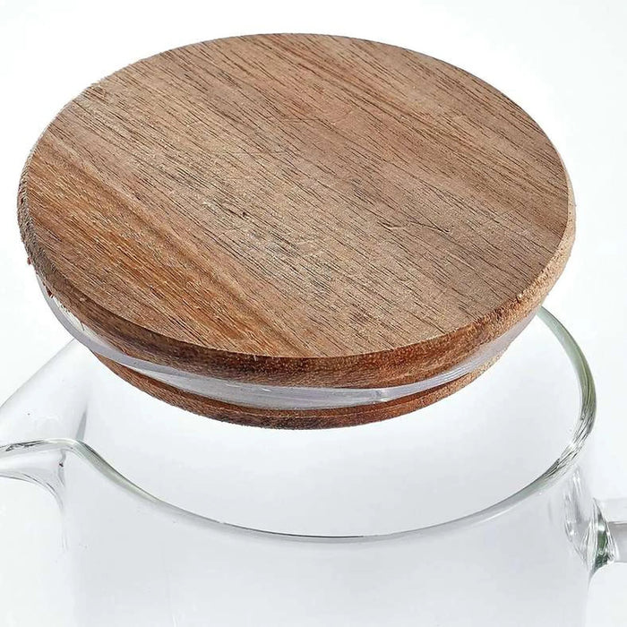 Neoflam Borosilicate Glass Measuring Mug With Lid 500Ml -Clear Pan Home