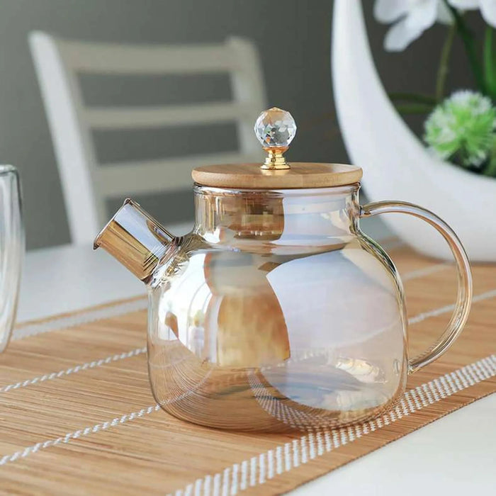 Neoflam Borosilicate Tea Pot 1L -Clear