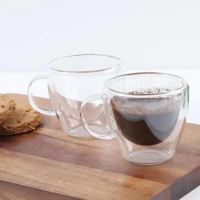 Neoflam Double Wall S/2 Coffee Mug Clear 150Ml