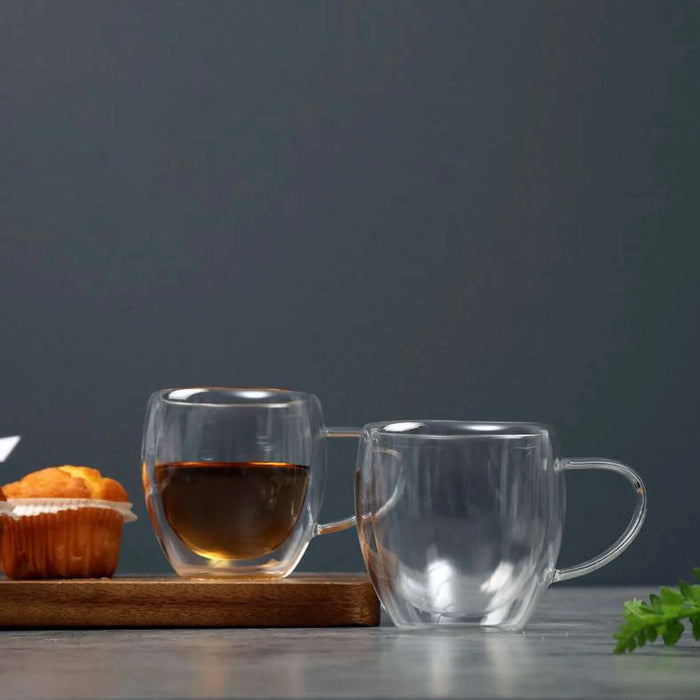 Neoflam Double Wall S/2 Tea Cup Clear 250Ml