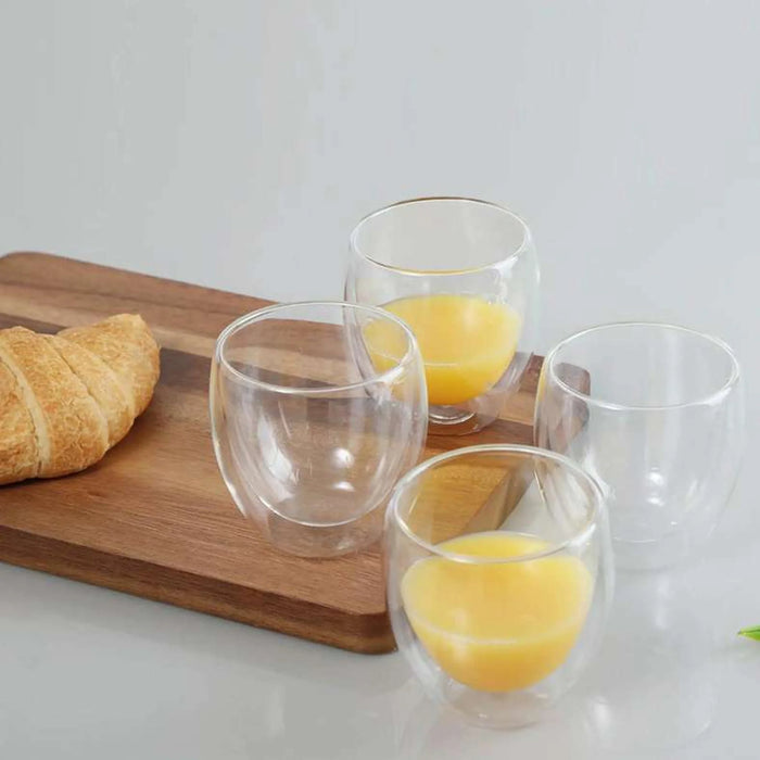 Neoflam S/4 Double-Wall Juice Glass Clear 250Ml
