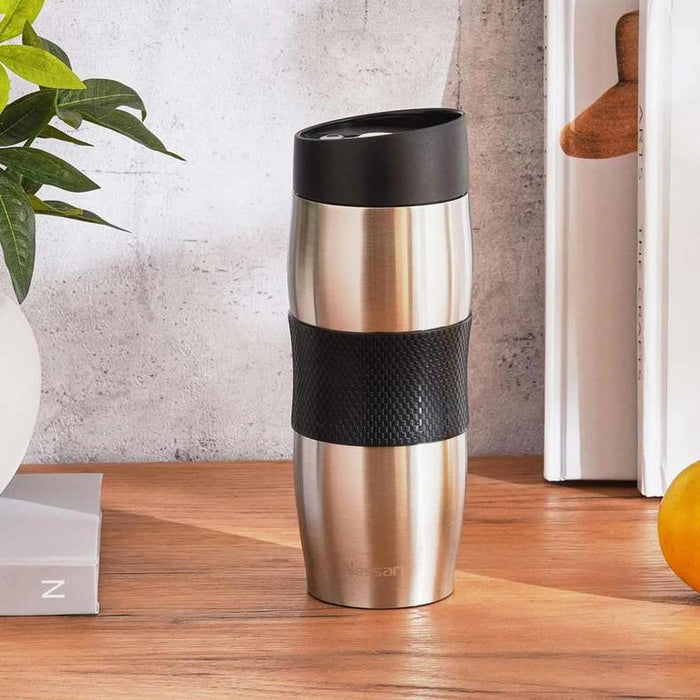 Nessan Travel Mug 380Ml -Black Chrome