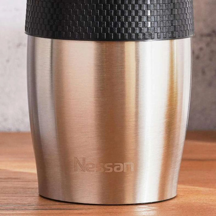 Nessan Travel Mug 380Ml -Black Chrome