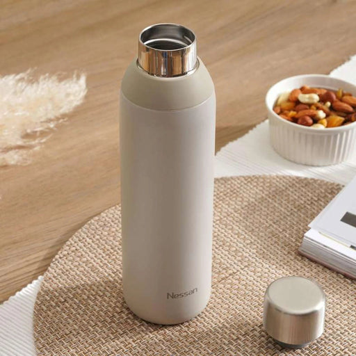 Nessan Vacuum Bottle 600Ml -Beige Pan Home