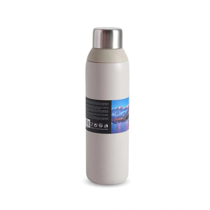 Nessan Vacuum Bottle 600Ml -Beige Pan Home