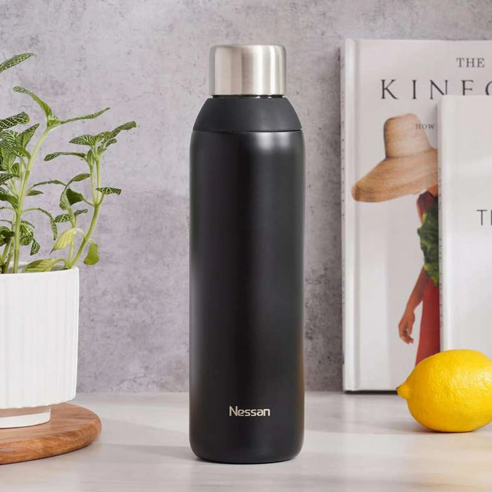 Nessan Vacuum Bottle 600Ml -Black