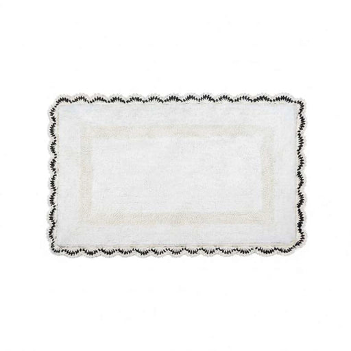 Nest Crochet Reversible Cotton Bathmat 60X90Cm - Ivory PAN HOME