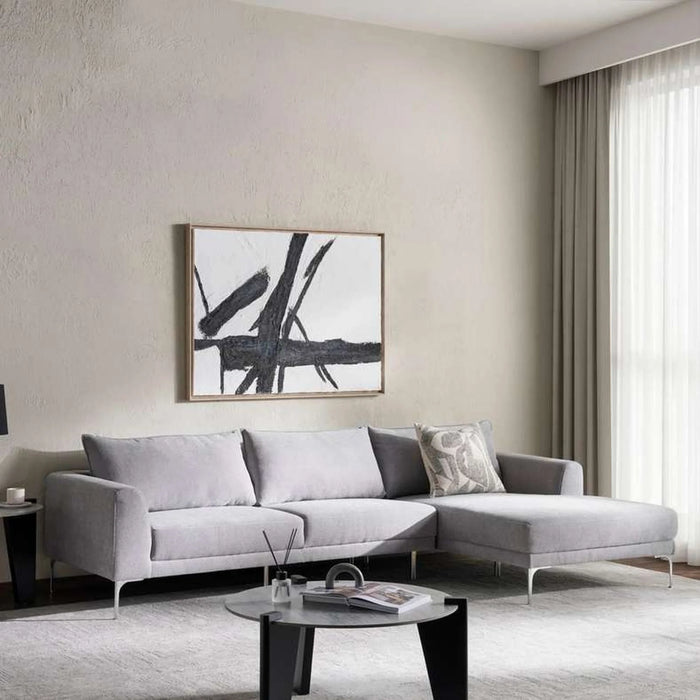 Newfield Sectional Sofa (Right) - Grey