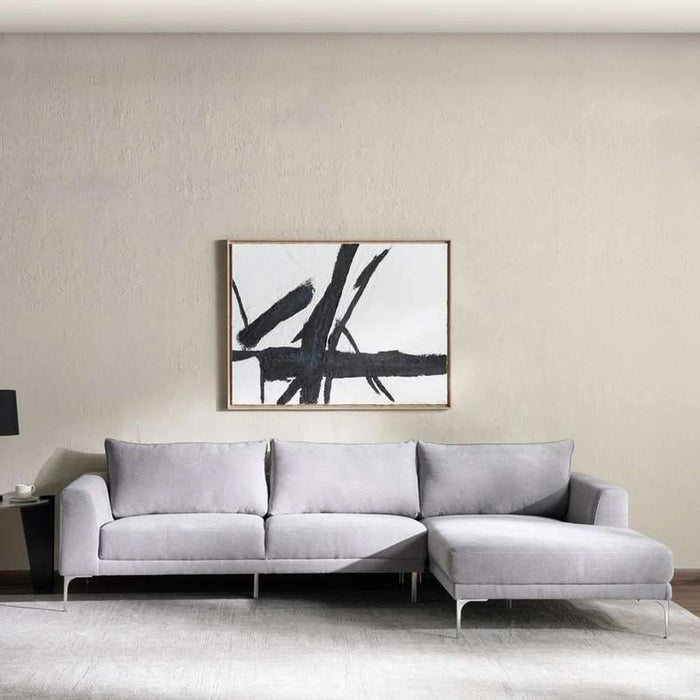Newfield Sectional Sofa (Right) - Grey