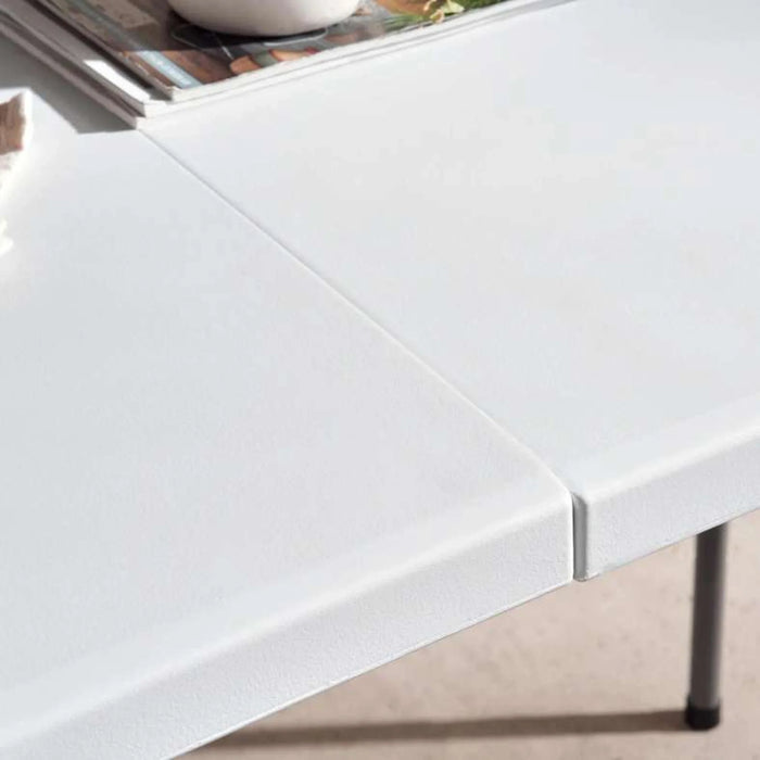 Newskai Outdoor Lasting 4 Foot Folding In Half Table - White