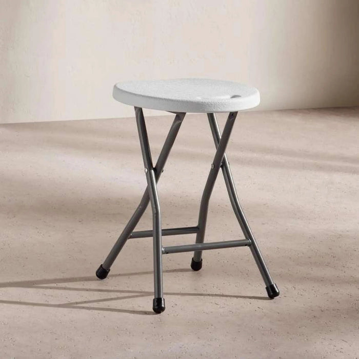 Newskai Outdoor Stool Chair - White Pan Home