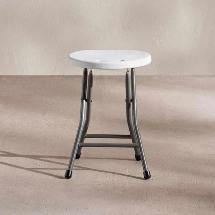 Newskai Outdoor Stool Chair - White Pan Home