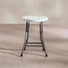 Newskai Outdoor Stool Chair - White Pan Home