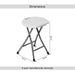 Newskai Outdoor Stool Chair - White Pan Home