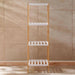 Newton 4-Tier Bamboo Bath Shelf - White Pan Home
