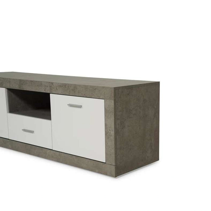 Nigol Tv Unit Upto 55 Inch Melamine - Grey White