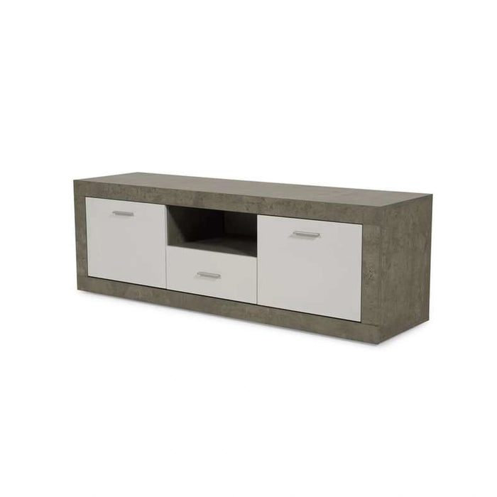 Nigol Tv Unit Upto 55 Inch Melamine - Grey White
