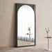 Nitia Standing Mirror Wood - Black Pan Home