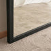 Nitia Standing Mirror Wood - Black Pan Home
