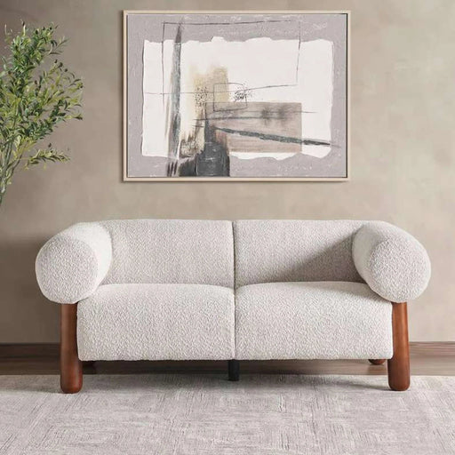 Node 2 Seater Sofa - Beige Pan Home