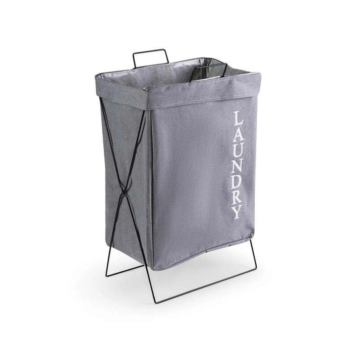 Nola Laundry Hamper 48Cm - Grey Pan Home