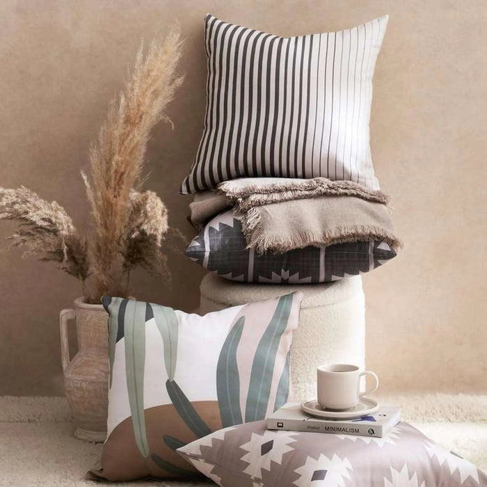 Nomadic Printed Filled Cushion 45X45 Cm-Beige Pan Home