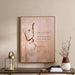 Noora Gratitude Calligraphy Framed Canvas Wall Art 60X3X80Cm - Natural Pan Home