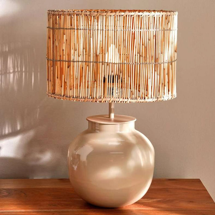Norfolk E27 Rattan Table Lamp 31X31X46Cm - Natural