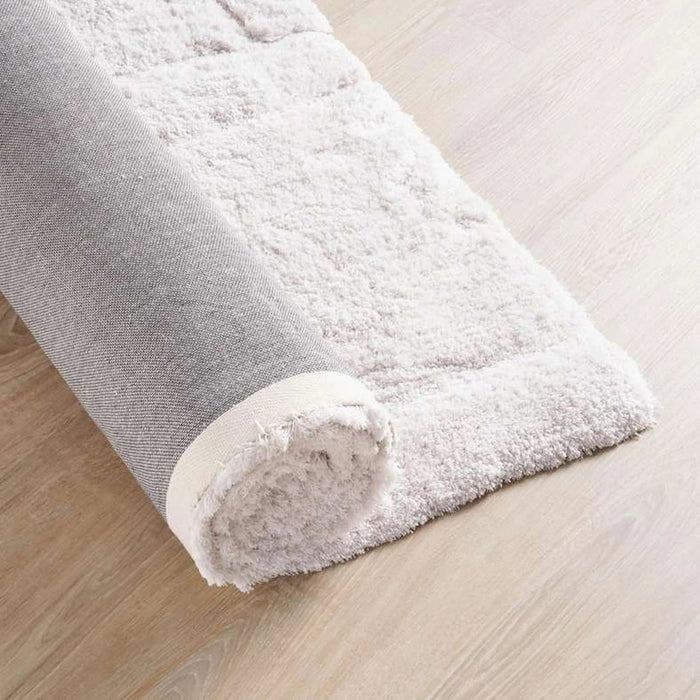 Norman Modern Tufted Velvet Touch Rug 160X230Cm - Ivory Pan Home