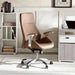 Norvin High Back Office Chair - Brown Pan Home