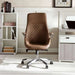 Norvin High Back Office Chair - Brown Pan Home