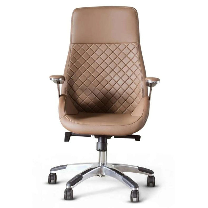Norvin High Back Office Chair - Brown Pan Home