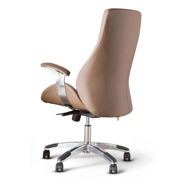 Norvin High Back Office Chair - Brown Pan Home