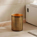 Norwell Metal Waste Bin 20X20X25Cm -Antique Gold Pan Home