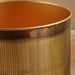 Norwell Metal Waste Bin 20X20X25Cm -Antique Gold Pan Home