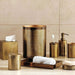 Norwell Metal Waste Bin 20X20X25Cm -Antique Gold Pan Home