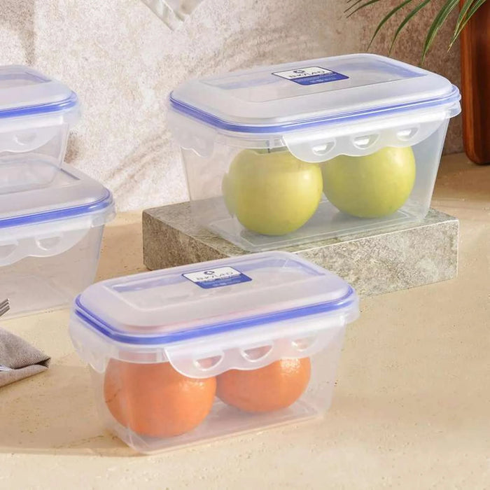 Norwich 2-Piece Rectangular Food Container 800Ml + 1600Ml -Clear