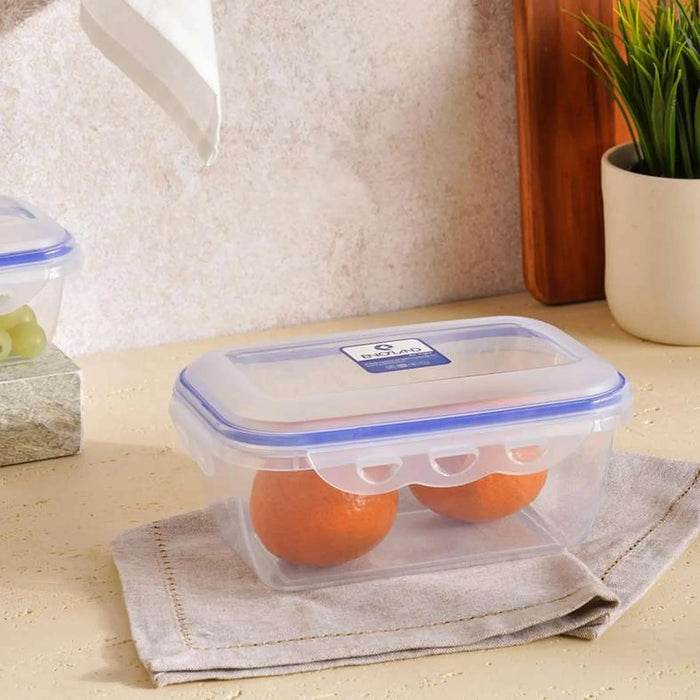 Norwich 2-Piece Rectangular Food Container 800Ml + 1600Ml -Clear