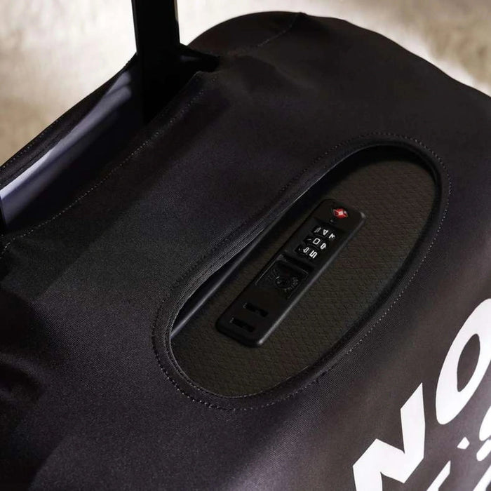 Not Yours  Luggage Cover Small - Black Pan Home
