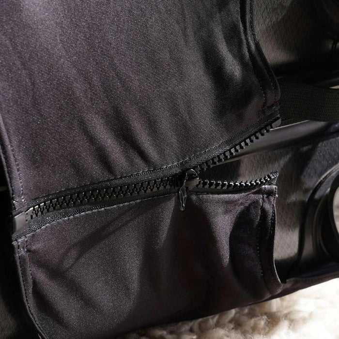 Not Yours  Luggage Cover Small - Black Pan Home