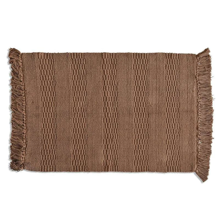 Nova Cotton Woven Dhurrie 60X90Cm - Beige Pan Home