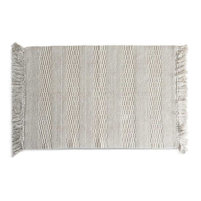 Nova Cotton Woven Dhurrie 60X90Cm - Cream