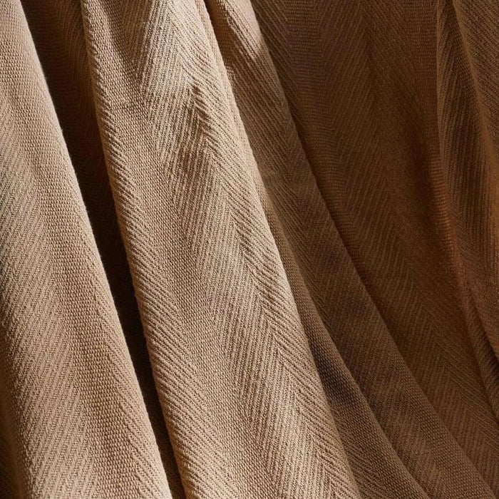 Nova Herringbone Cotton Blanket-150X200- Beige Pan Home
