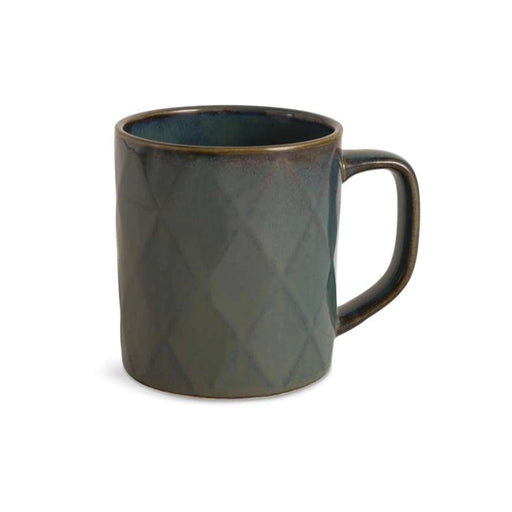 Novato Reactive Glaze Stoneware Mug 340Ml -Blue Pan Home