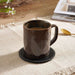 Novato Reactive Glaze Stoneware Mug 340Ml -Dark Brown Pan Home
