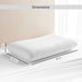 Novera Memory Foam Pillow 40X60X12Cm - White Pan Home