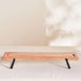 Novus Wooden Serving Board W/Foldable Leg 67X20X10Cm - Natural Pan Home