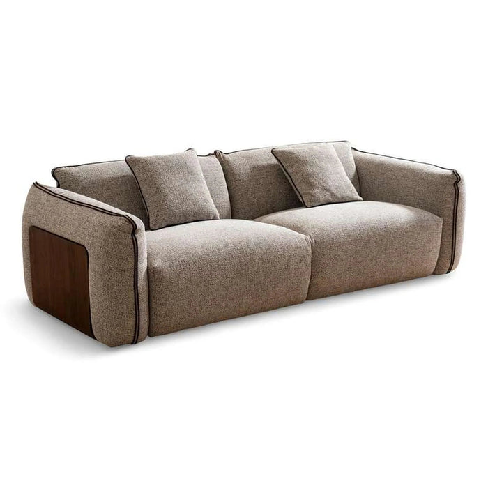 Nukro 3 Seater Sofa-Brown Pan Home